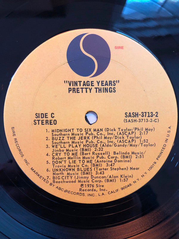 The Pretty Things : The Vintage Years (2xLP, Comp, Ter)