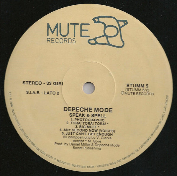 Depeche Mode : Speak & Spell (LP, Album, Mut)