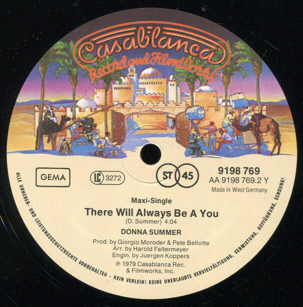 Donna Summer : On The Radio / There Will Always Be A You (12", Maxi)