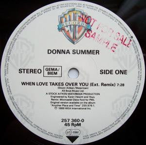 Donna Summer : When Love Takes Over You (12")