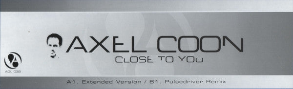 Axel Coon : Close To You (12", "Wa)