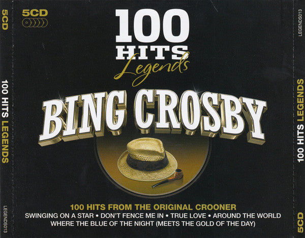 Bing Crosby : 100 Hits Legends (5xCD, Album, Comp)