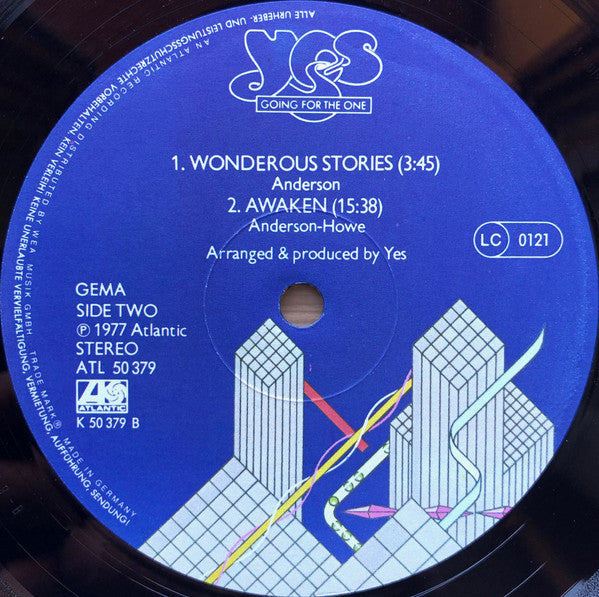 Yes : Going For The One (LP, Album, Tri)