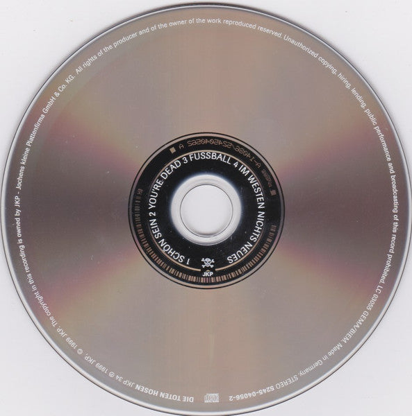 Die Toten Hosen : Schön Sein (CD, Maxi)