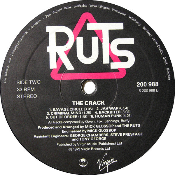 Ruts* : The Crack (LP, Album)