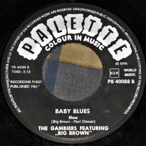 Big Brown With The Gamblers* : My Testament (7", Single)