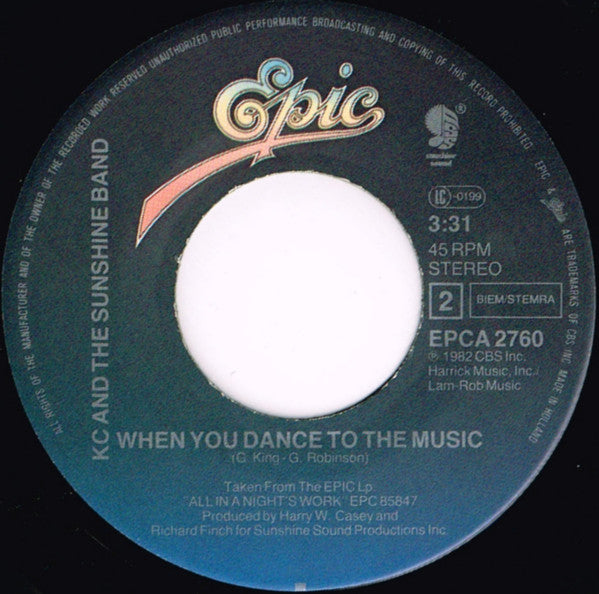 KC & The Sunshine Band : (You Said) You'd Gimme Some More (7", Single)