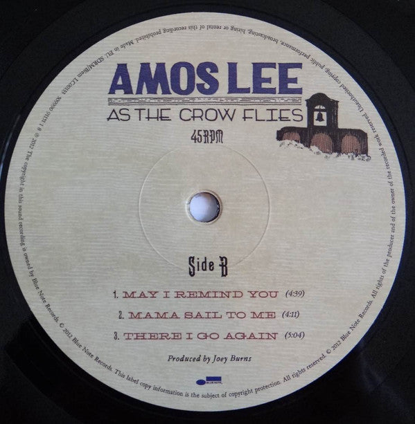 Amos Lee : As The Crow Flies (10", EP)
