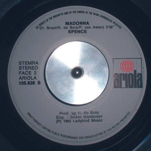 Spence : Get It On (7", Single)