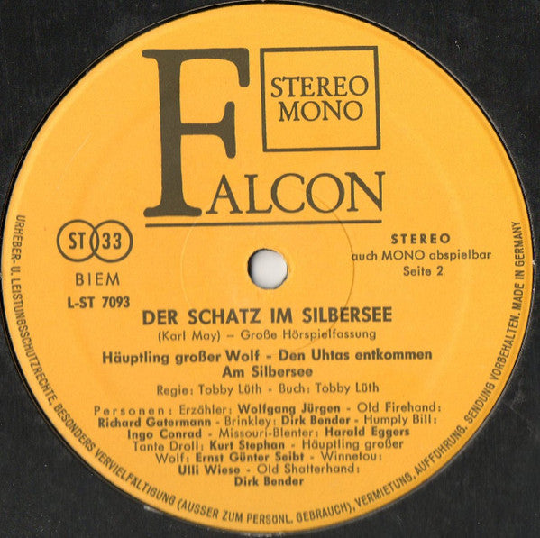 Karl May : Der Schatz Im Silbersee (LP)
