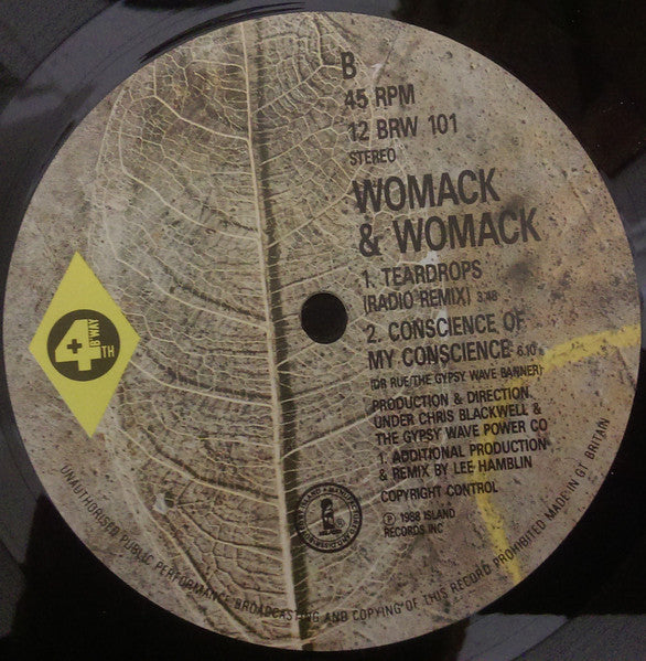 Womack & Womack : Teardrops (12")