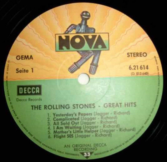 The Rolling Stones : Great Hits (LP, Comp, RE)