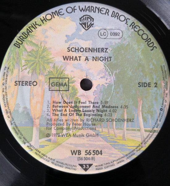 Schoenherz* : What A Night (LP, Album)