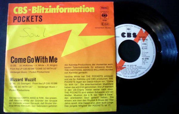 Pockets : Come Go With Me (7", Single, Promo)