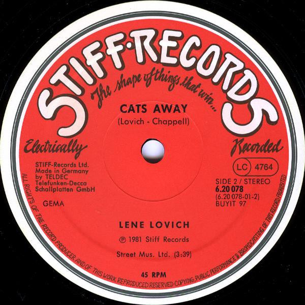 Lene Lovich : New Toy (12", Maxi)