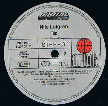 Nils Lofgren : Flip (LP, Album)