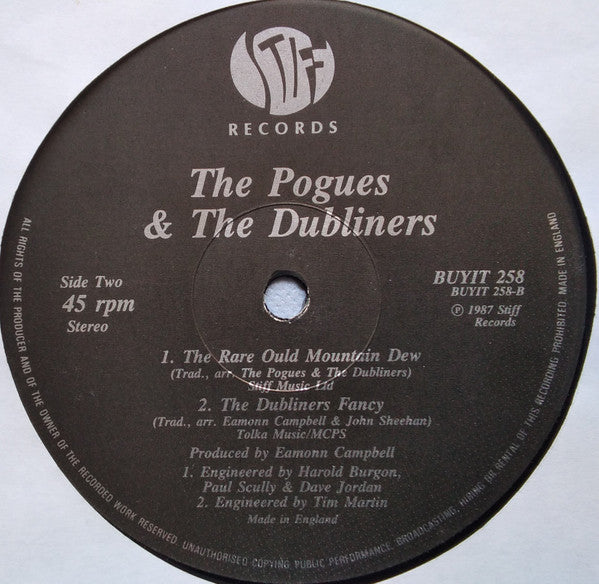 The Pogues & The Dubliners : The Irish Rover (12", Single, Gre)