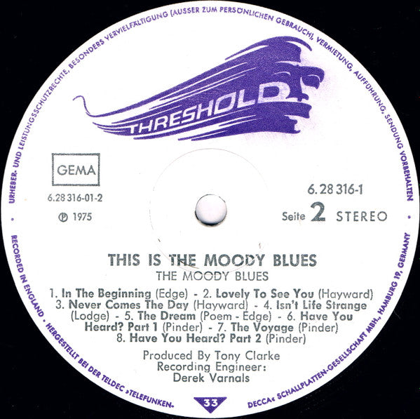 The Moody Blues : This Is The Moody Blues (2xLP, Comp)