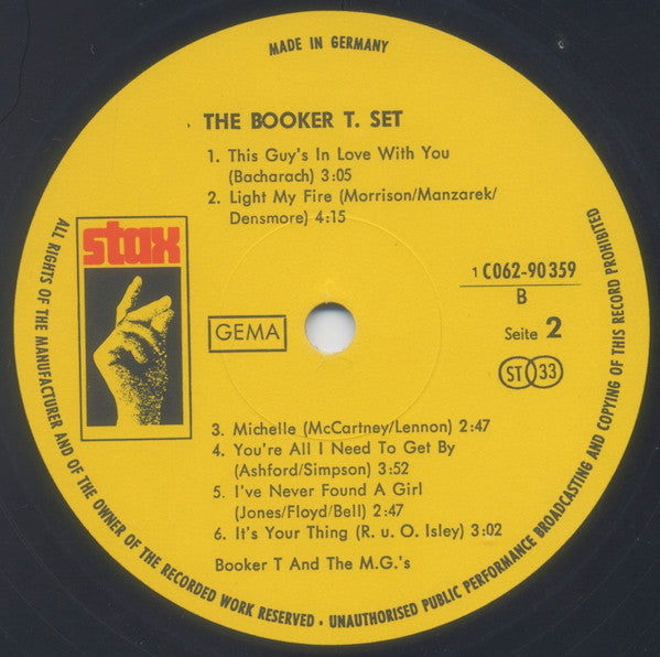 Booker T. & The M.G.'s* : The Booker T. Set (LP, Album)
