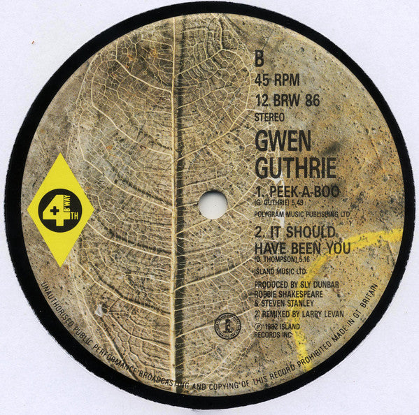 Gwen Guthrie : Family Affair (12", Single)