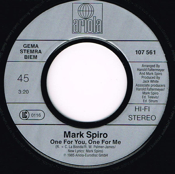 Mark Spiro : Winds Of Change (7", Single)