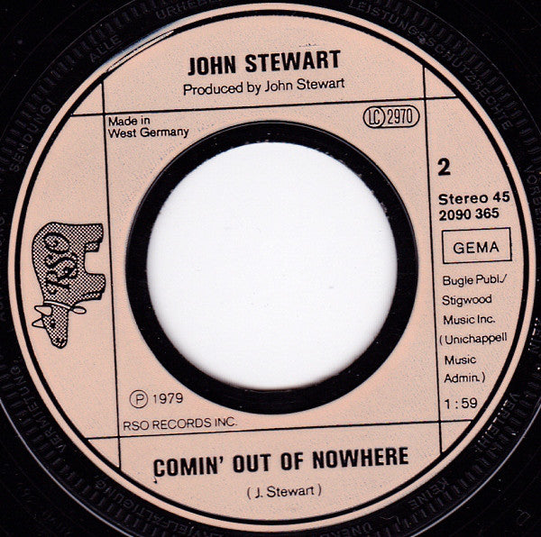 John Stewart (2) : Gold (7", Single)