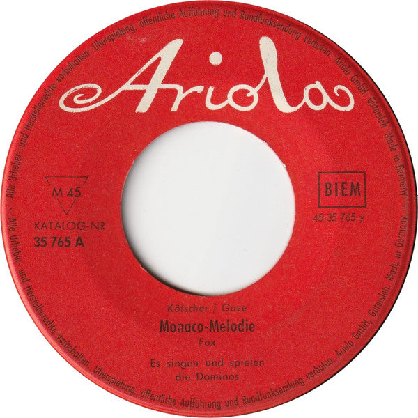 Die Dominos (3) : Budweiser Mädel (7", Single, Mono)