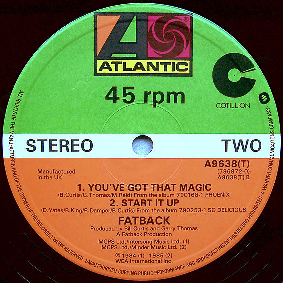 Fatback* : Lover Undercover (12")