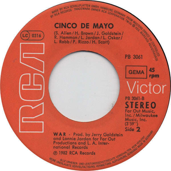 War : You Got The Power (7", Single)