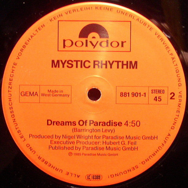 Mystic Rhythm : Gettin' Away With Murder (12", Maxi)