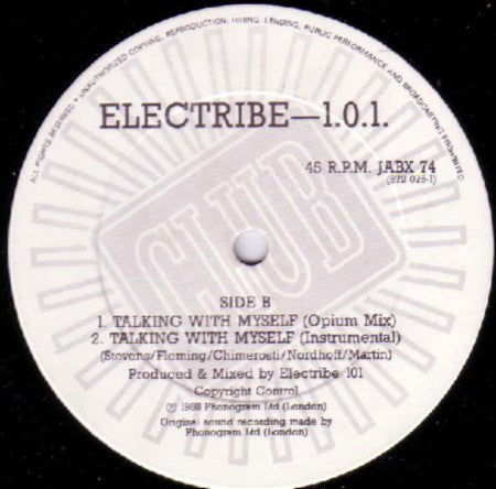 Electribe ā 1.0.1.* : Talking With Myself (12")