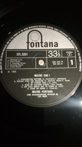 Wayne Fontana : Wayne One (LP, Album)