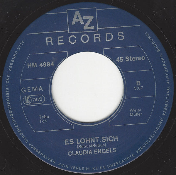 Claudia Engels : Schneeweißchen Und Rosenrot (7", Single)