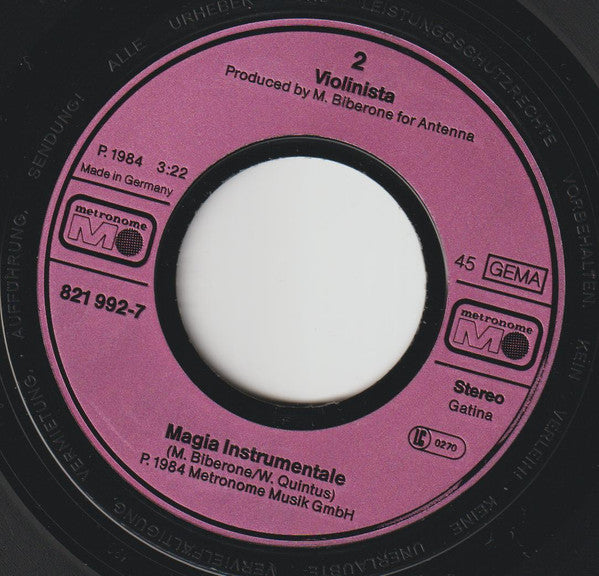Violinista : Violinista (7", Single)