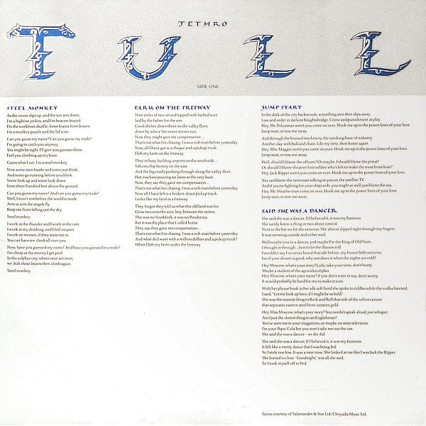 Jethro Tull : Crest Of A Knave (LP, Album, Emb)