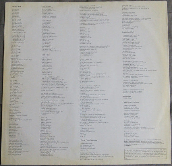 Zappa* : Ship Arriving Too Late To Save A Drowning Witch (LP, Album)