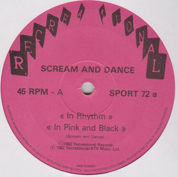 Scream + Dance* : In Rhythm (12", Single)