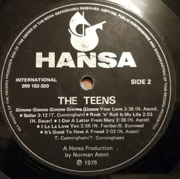The Teens : The Teens (LP, Album)