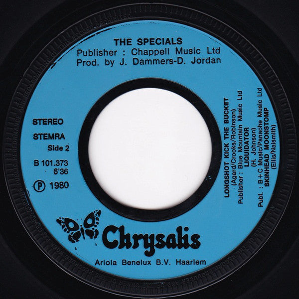 The Special A.K.A.* Featuring Rico* : Too Much Too Young (7", EP)