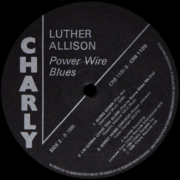 Luther Allison : Power Wire Blues (LP, Album, RE)