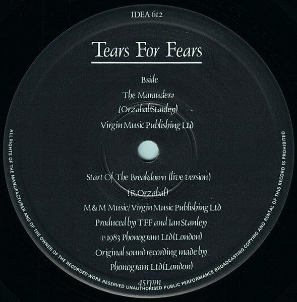 Tears For Fears : The Way You Are (12", Single)