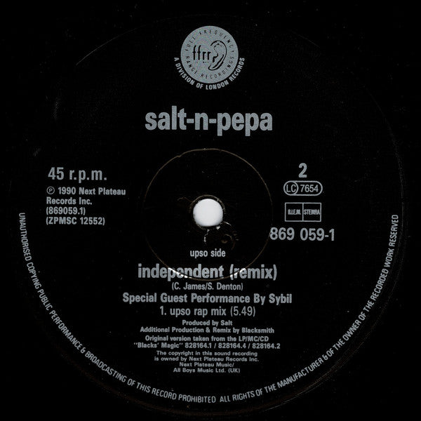 Salt-N-Pepa* : Independent (Remix) (12")