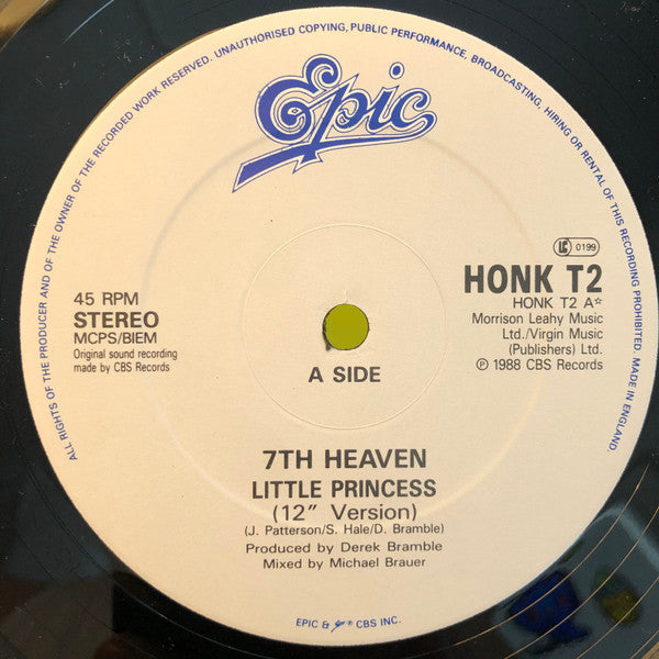 7th Heaven (6) : Little Princess (12", Single)