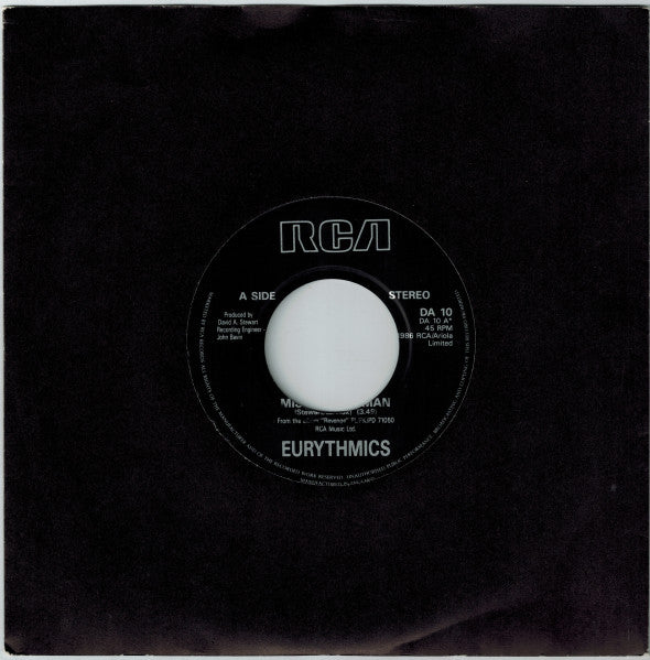 Eurythmics : Missionary Man (7", Single)