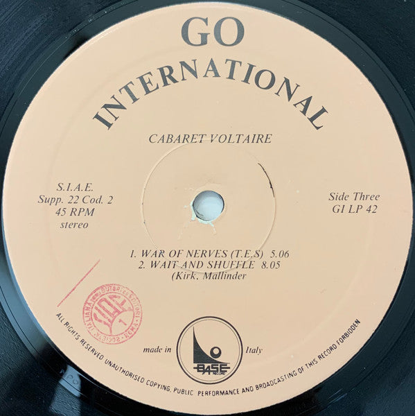 Cabaret Voltaire : 2X45 (2x12", Album)