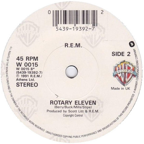 R.E.M. : Losing My Religion (7", Single)