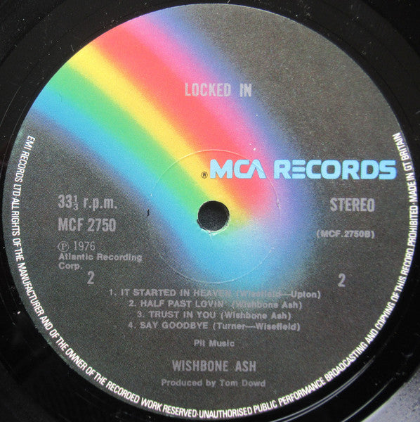 Wishbone Ash : Locked In (LP, Album)