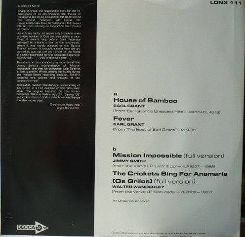 Various : The House Of Bamboo EP (12", EP)