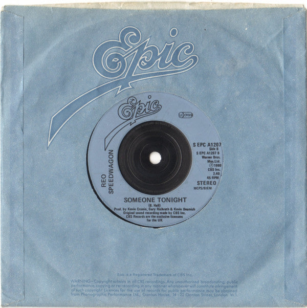 REO Speedwagon : Take It On The Run (7", Com)