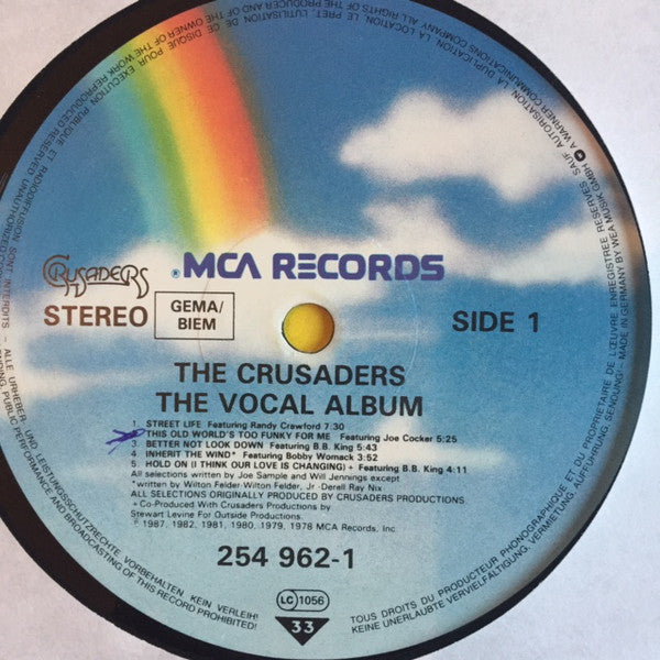 The Crusaders : The Vocal Album (LP, Comp)